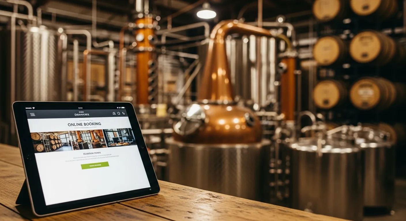 Distillery Online Booking Software: Managing Tours, Tastings, and Compliance